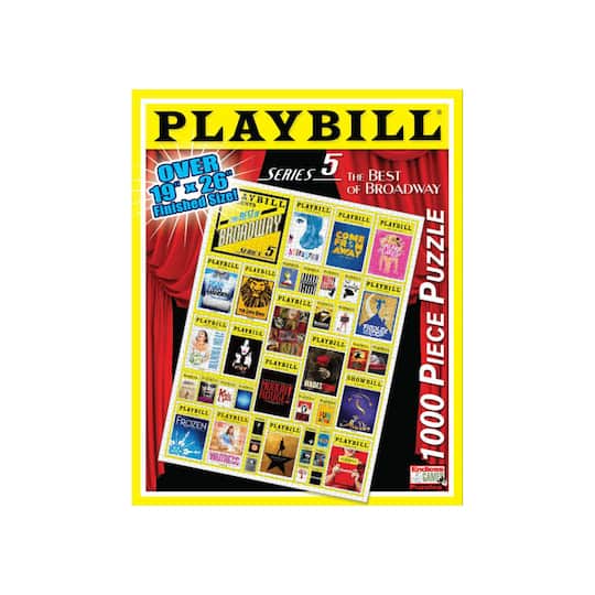 1000 Piece for sale online Endless Games Playbill Broadway Cover Jigsaw Puzzle
